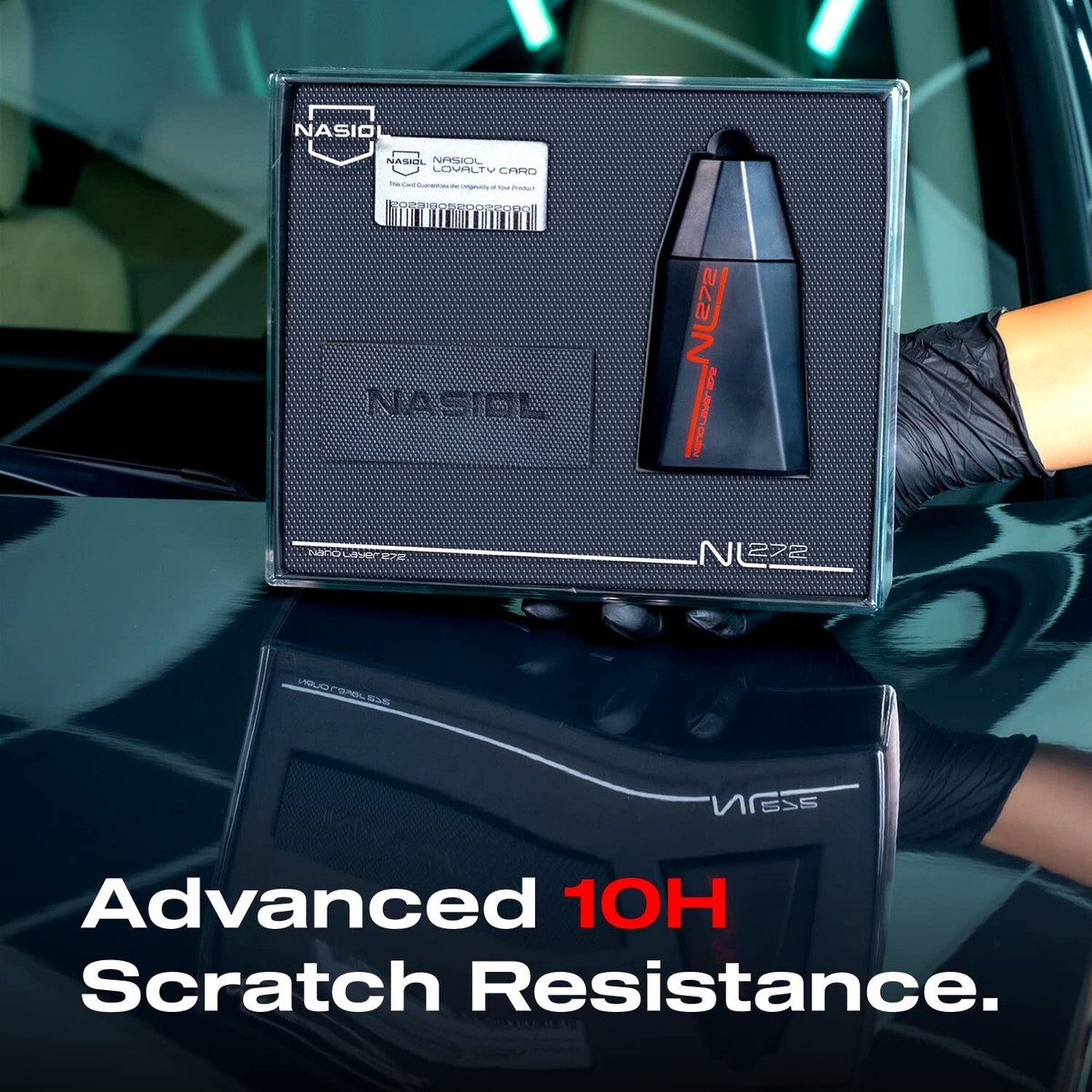 Nasiol NL272 Ultimate Ceramic Coating,10H Paint Protection with 5 