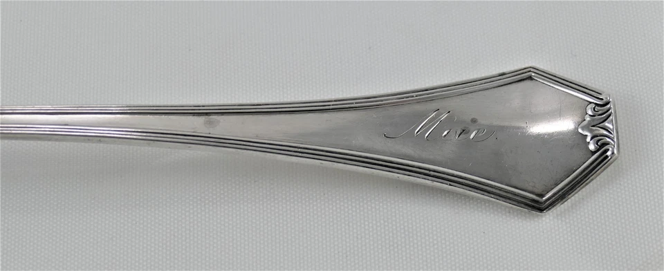 Cuchara de bayas de plata esterlina Saart Brothers - Art Deco - 1910 - 36 gramos Foto 4 de 4