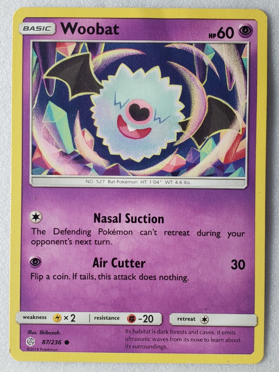 woobat pokemon card Woobat 036/086 (Pokeball Holo) main image 1