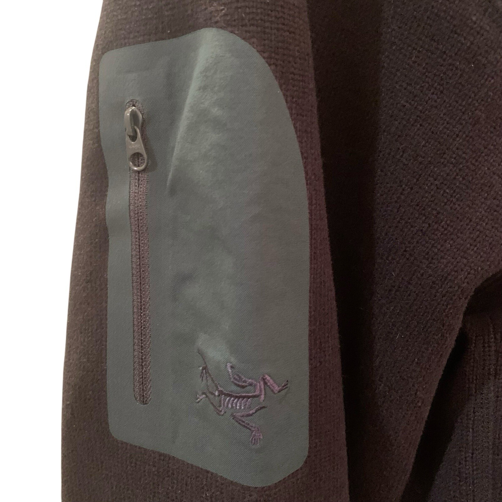 ARC'TERYX Arcteryx Covert 1 4 Zip Pullover in Pile Uomo Large Canada Nero