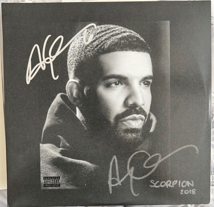 Drake Signed Scorpion Vinyl 