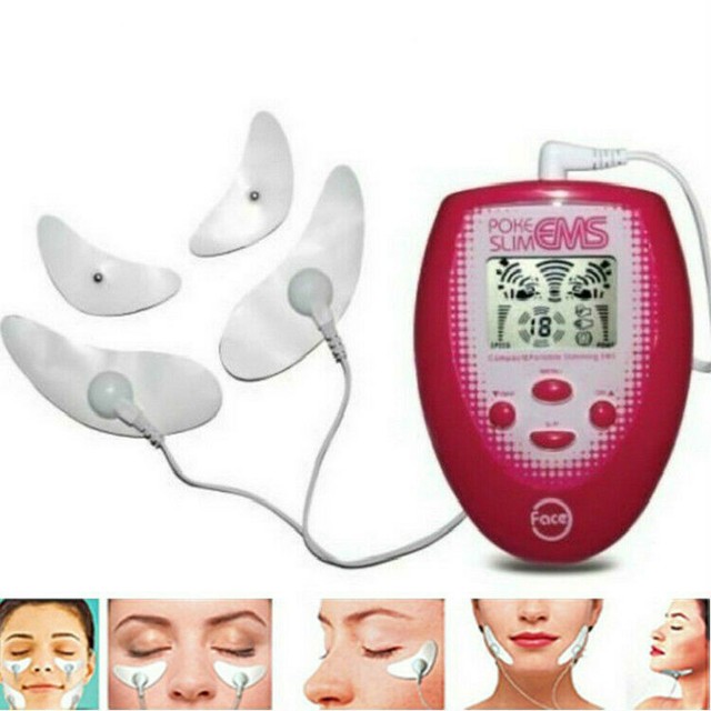 Electric V Face Sticker Tens Massager Thin Facial Muscle Stimulator