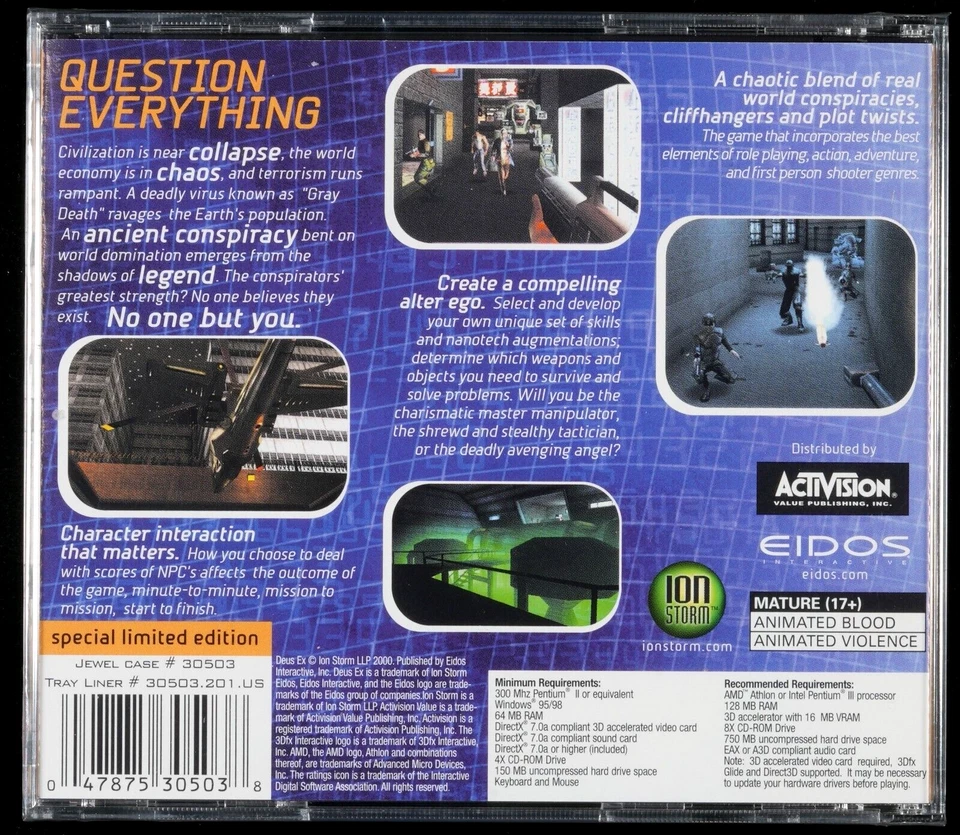 Dues Ex: Special Limited Edition, WATA 9.8 A++/~VGA 95+ GOLD - Image 4 of 4