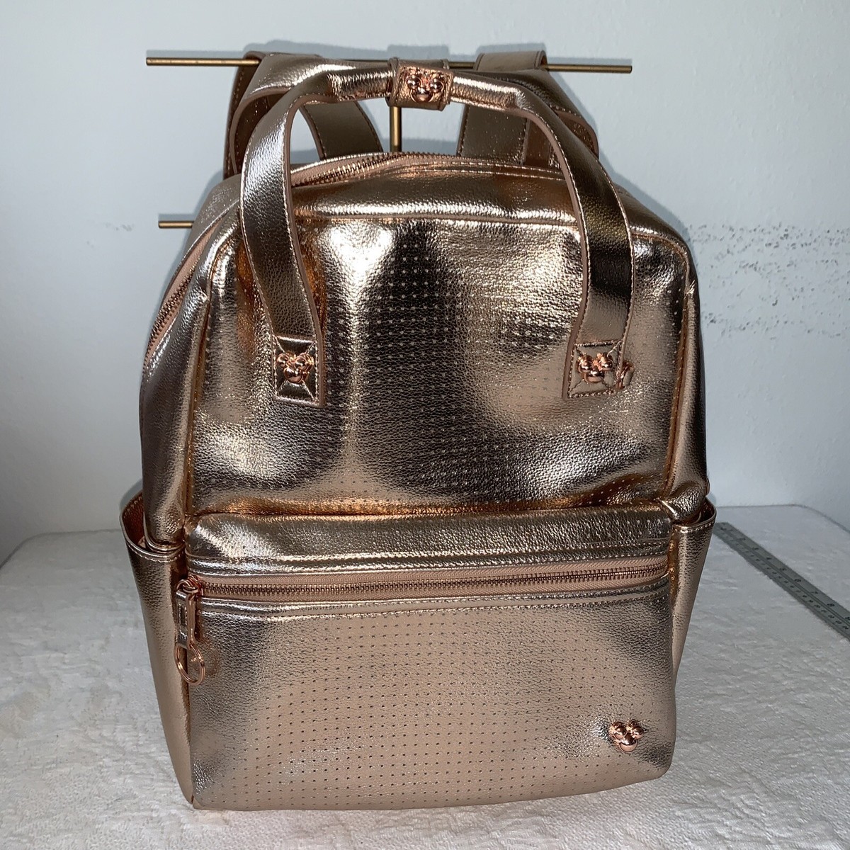 kate spade jessa quilted mini backpack KSNY Natalie Backpack, Pomegranate Pink Crushed Velvet Convertible Crossbody, Luxurious Small Shoulder Purse For Women Mochila JanSport Superbreak Bandana delivering statement style in Roomy Colour:TAN