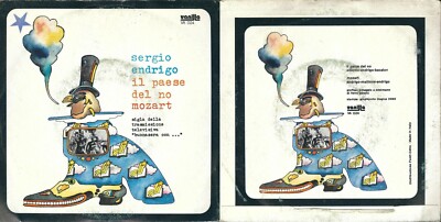 SCHEIBE 45 UMDREHUNGEN SERGIO ENDRIGO - DAS LAND DES NEINS // MOZART