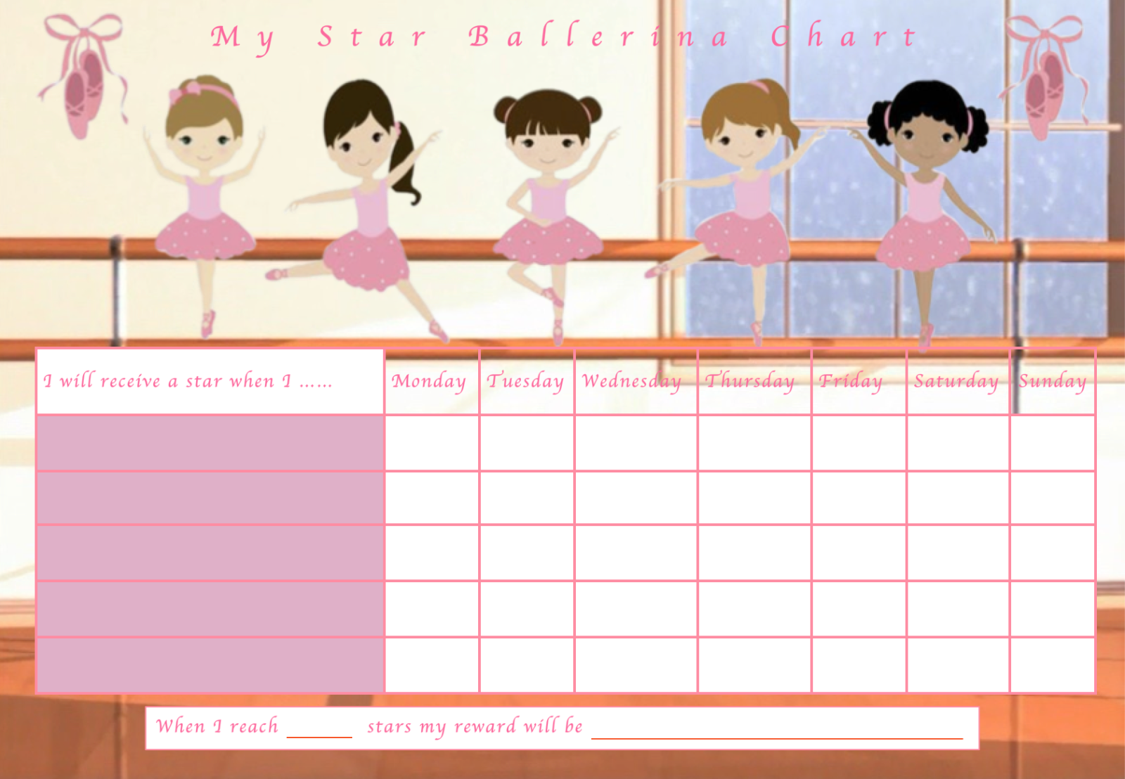 Disney Princess Star Chart