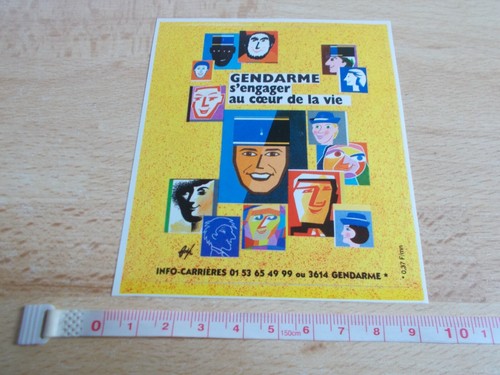 Autocollant GENDARMERIE INFO