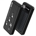 Super 10000000mAh USB Portable Charger Solar Power Bank for Cell Phone