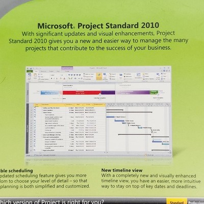 Microsoft Project Standard 2010 (Retail) (1 Computer/s) - Full