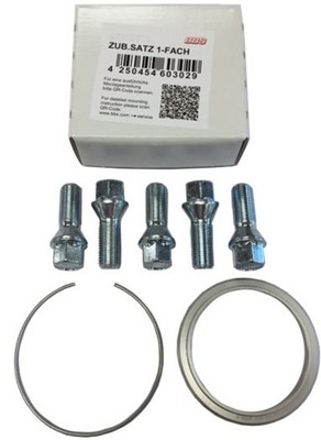 BBS PFS KIT Includes 82mm OD-66.5mm ID Ring/82mm Clip/Lug Bolts Fits Mercedes