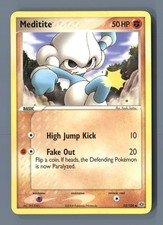 Meditite 55/106 Common Emerald Pokemon Lightly Played on eBay