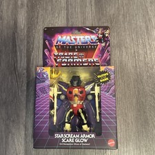Masters of the Universe X Transformers Starscream Armor Scare Glow SEALED MISB