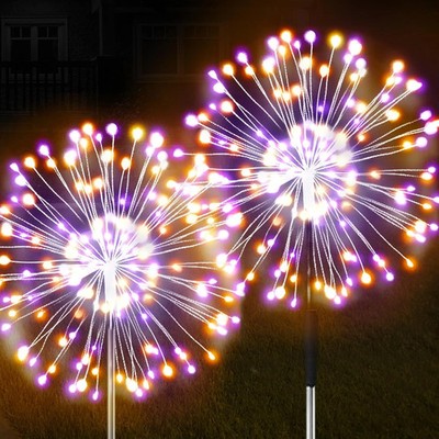 JJGoo Solar Firework Lights, 2 Pack 150 LEDs 2 Lighting Modes Solar Lights Outdo