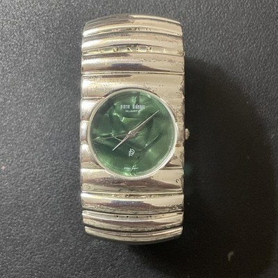Vintage Dial Women s Pierre Bideaux Silver tone Stretch Quartz Watch 