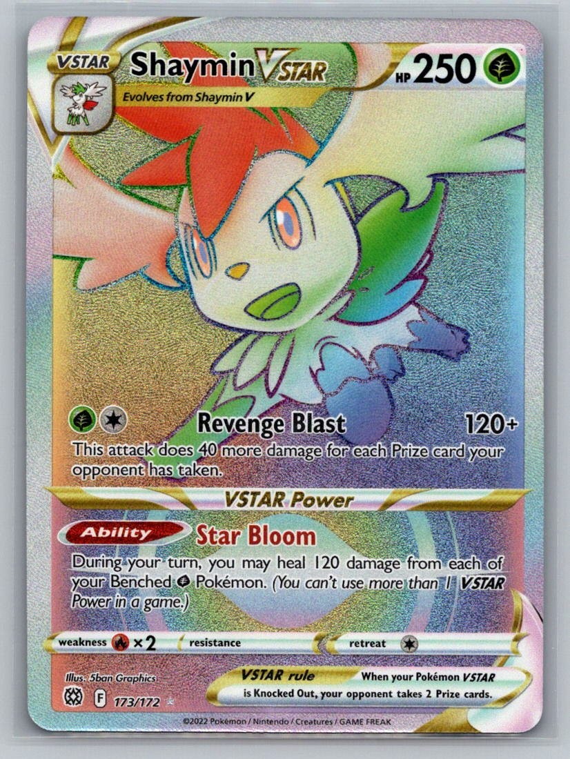 Shaymin VSTAR  173/172 Secret Rare Brilliant Stars Pokemon TCG