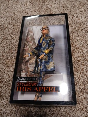 Barbie Collector Styled by Iris Apfel Doll with Floral Suit and Accessories nrfb