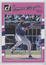 2017 Panini Donruss Pink Border /25 Nomar Mazara #163 0b5