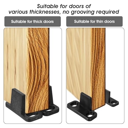 Barn Door Floor Guide 8 Pcs Universal Sliding Barn Door Floor Guide for Wall - Picture 6 of 8