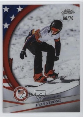 2026 Chrome US Winter Olympic & Paralympic Team Hopefuls /76 Evan Strong sc8