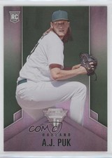 2020 Panini Chronicles Titanium Green AJ Puk #8 00gy
