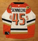 Beckett Sennecke Signed Anaheim Ducks Jersey PSA/DNA NHL Auto Hockey