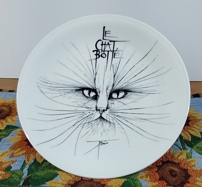 Le Chat Botte 11'' Plate by Bauscher, Bavaria, Germany