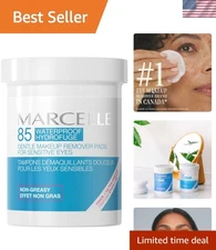 Gentle Eye Make-Up Remover Pads, Sensitive Eyes, Waterproof Makeup Removal, H...