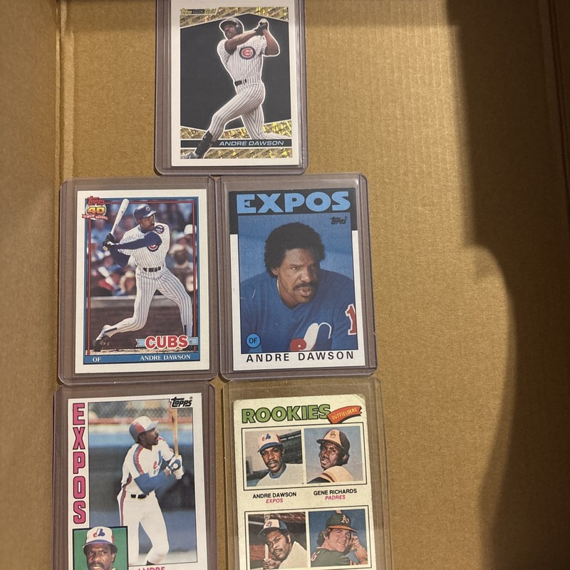 Andre Dawson 5 Card Lot