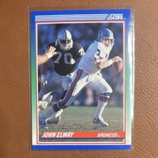 Score 1990 John Elway #25 Denver Broncos Football Card