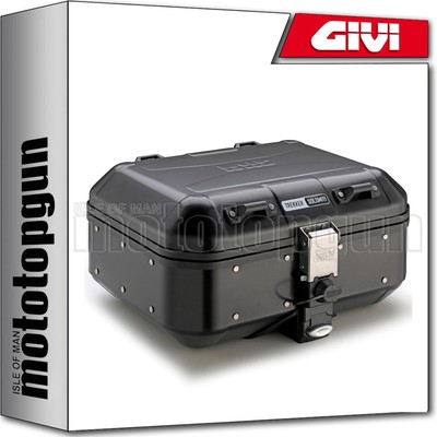 TREKKER DOLOMITI BLACK ALUMINIUM TOP CASE 30 LT GIVI SYM MAXSYM TL 500 2021 21