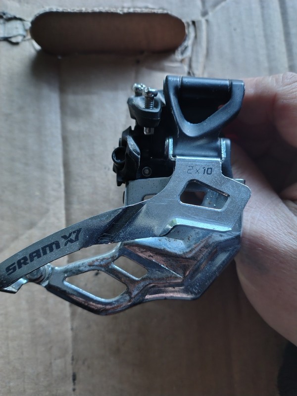 Sram X7 Front Derailleur Double 2 x 10 Speed 34.9mm Clamp On Bottom Pull