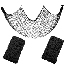Decorative Fishing Net 5x10 ft,2 Pack Large Black Picture Fish Net, Wall Phot...