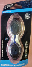 Speedo Vanquisher 2.0 Mirrored Competitive Racing Swim Goggles