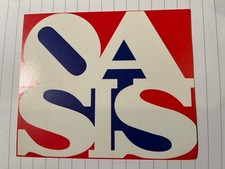 Original Oasis Memorabilia Sticker - early 2000s