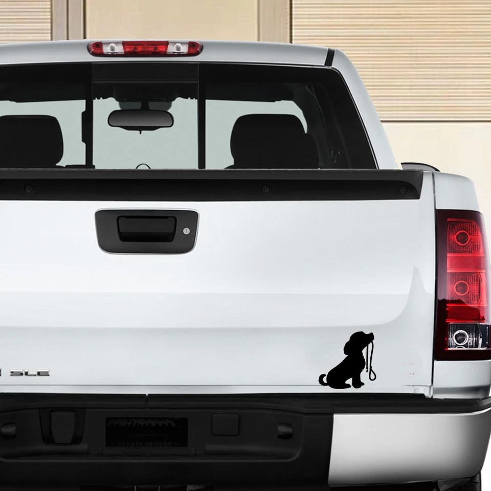 Calcomanía adhesiva de vinilo inteligente para perro de 5" X 5" para parachoques de coche camión puerta casa ventana pared Foto 4 de 4