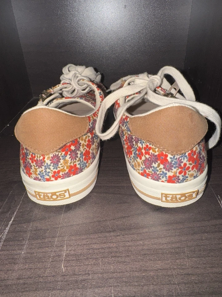 Zapatos Taos Floral Otoño Z-Soul Tenis Mujer Talla 7 Diseño Cremallera Acento Foto 2 de 4