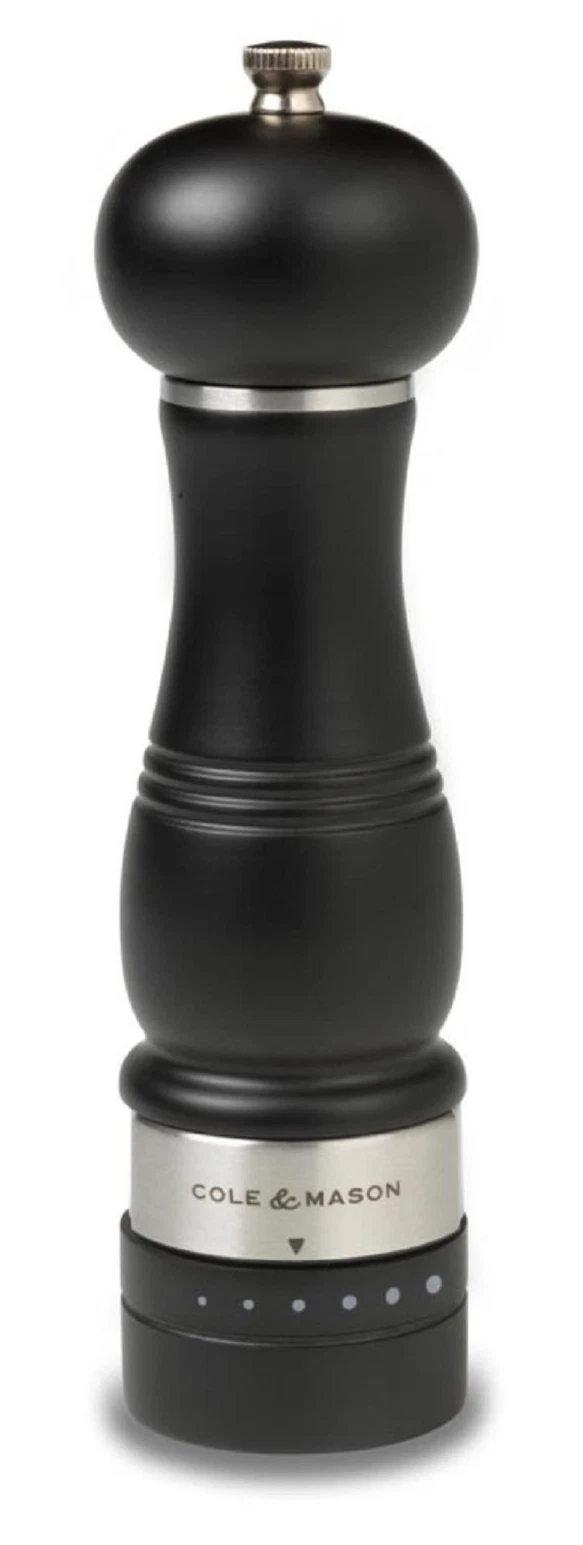 Cole & Mason Ardingly Pepper Mill 8.5” Black Wood Manual Grinder H59431GU
Opens in a new window or t