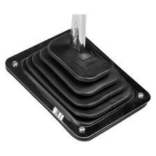 Hurst Shifters 5-12 X 6-12 X 5-14 B4 Boot And Plate Chrome Black Universal