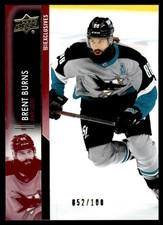 2021-22 Upper Deck UD Exclusives Brent Burns /100 #147