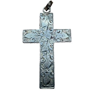 アンティーク 手作り 十字架 シルバー ANTIQUE SILVER CROSS
