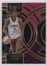 2024 Select WNBA Premier Level Pink & Purple Prizm 26/99 Diamond Miller #169 sq1
