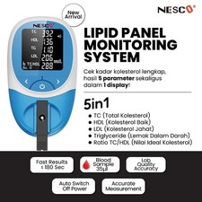 5 in 1 NESCO Lipid Panel Monitoring System Total Cholesterol (TC), HDL, LDL, TG