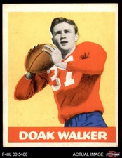 1948 Leaf #4 Doak Walker Lions RC HOF 4 - VG/EX