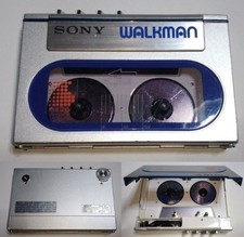 Sony WM-20 Walkman Compact Stereo Cassette Player Silver Vintage 1983 Japan