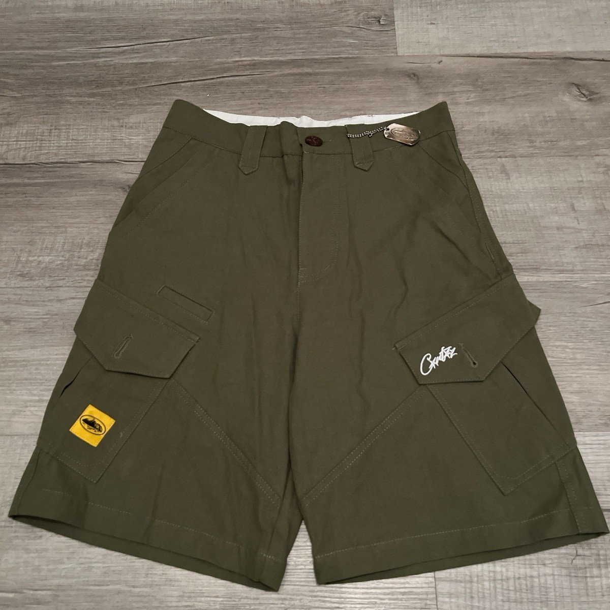 Corteiz Storm Cargo Shorts 確実正規 2XL CRTZ Corteiz Storm Cargo Shorts Black Men's - SS24 - US