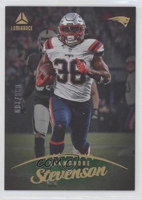 2023 Panini Luminance Green 95/100 Rhamondre Stevenson #65 12ih