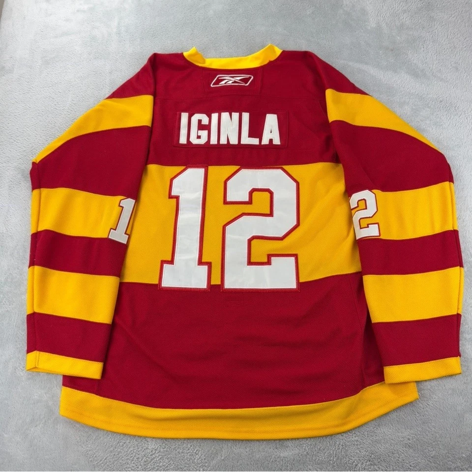 Calgary Flames Jerome Iginla Para hombres Talla 54 EU Reebok 2011 Heritage Classic Foto 4 de 4