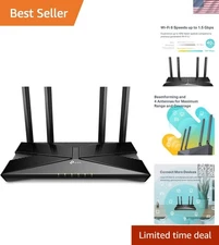 Dual Band 802.11AX Archer AX10 Router with MU-MIMO & Beamforming Technology
