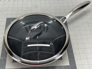 HexClad Hybrid Nonstick 10in Frying Pan with Lid - Used!!!!