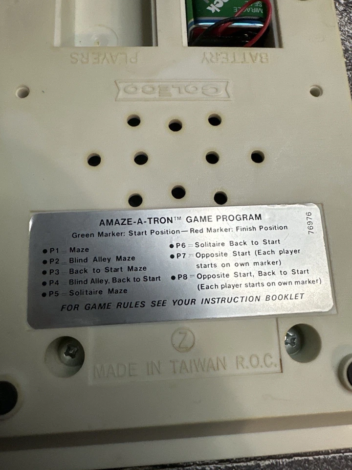 AMAZE-A-TRON - VIDEOJUEGO VINTAGE 1978 COLECO A BATERÍA VINTAGE - FUNCIONA Foto 2 de 4